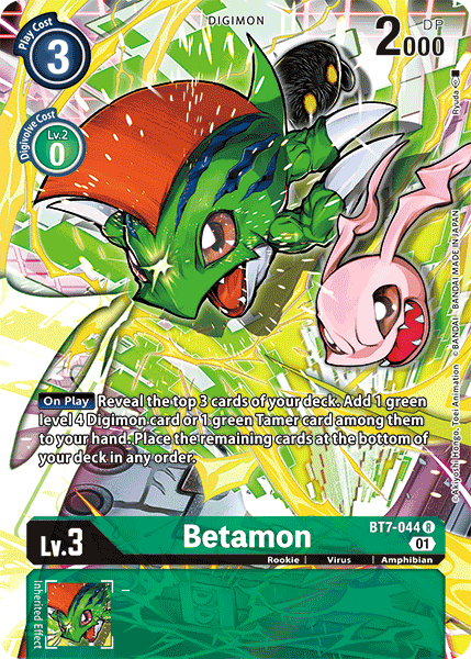 Betamon [BT7-044] (Alternate Art) [Next Adventure] | Cracking-Singles