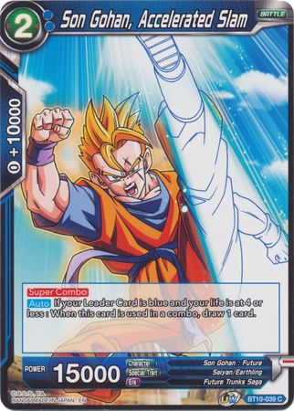 Son Gohan, Accelerated Slam (BT10-039) [Rise of the Unison Warrior 2nd Edition] | Cracking-Singles