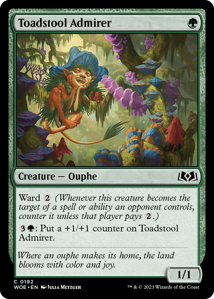 Toadstool Admirer [Wilds of Eldraine] | Cracking-Singles