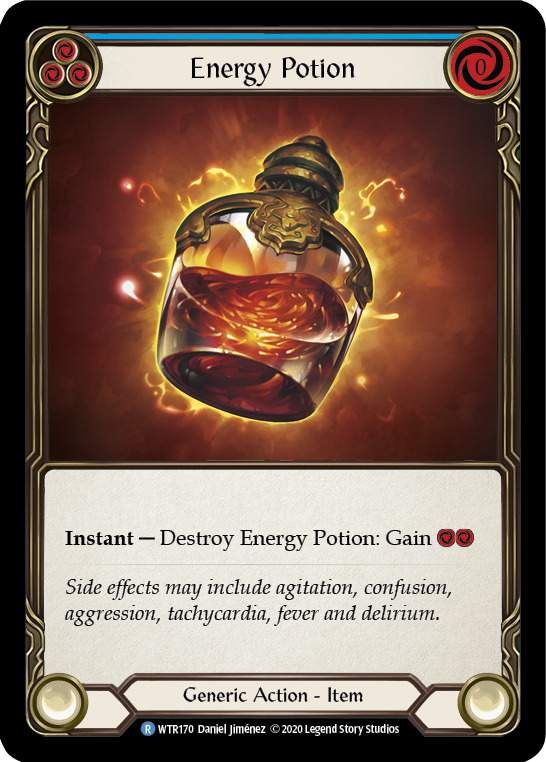 Energy Potion [U-WTR170] (Welcome to Rathe Unlimited)  Unlimited Rainbow Foil | Cracking-Singles