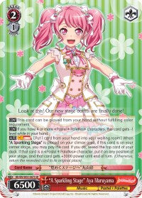 "A Sparkling Stage" Aya Maruyama (BD/EN-W03-067S SR) [BanG Dream! Girls Band Party! MULTI LIVE] | Cracking-Singles