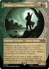 Aragorn, Company Leader (Showcase) (Surge Foil) [The Lord of the Rings: Tales of Middle-Earth] | Cracking-Singles