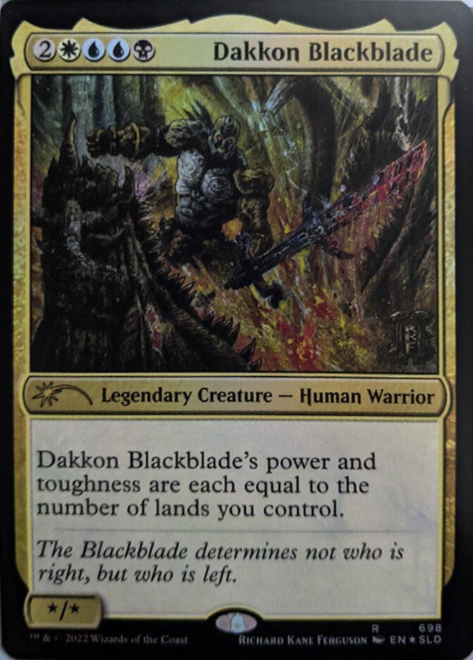 Dakkon Blackblade [Secret Lair Drop Promos] | Cracking-Singles