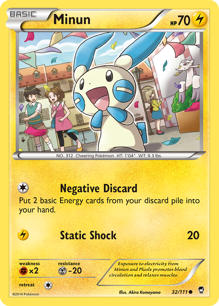 Minun (32/111) [XY: Furious Fists] | Cracking-Singles