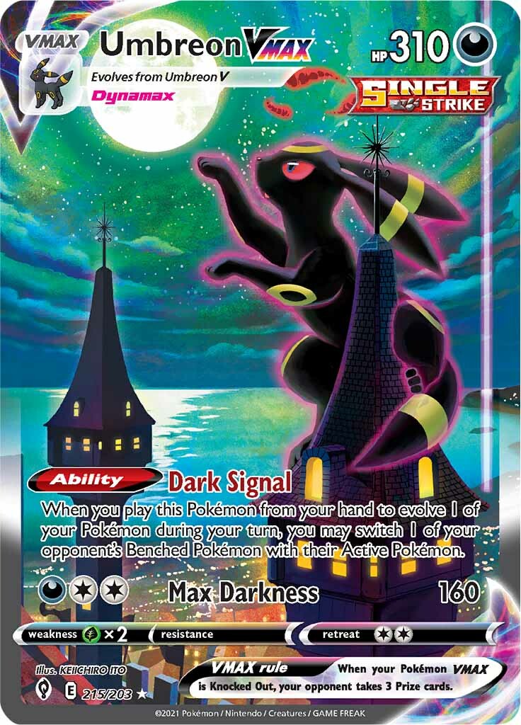 Umbreon VMAX (215/203) [Sword & Shield: Evolving Skies] | Cracking-Singles