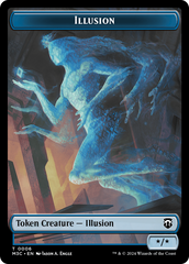 Illusion // Servo Double-Sided Token [Modern Horizons 3 Commander Tokens] | Cracking-Singles