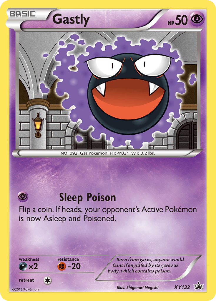 Gastly (XY132) [XY: Black Star Promos] | Cracking-Singles