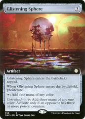 Glistening Sphere (Extended Art) [Phyrexia: All Will Be One Commander] | Cracking-Singles