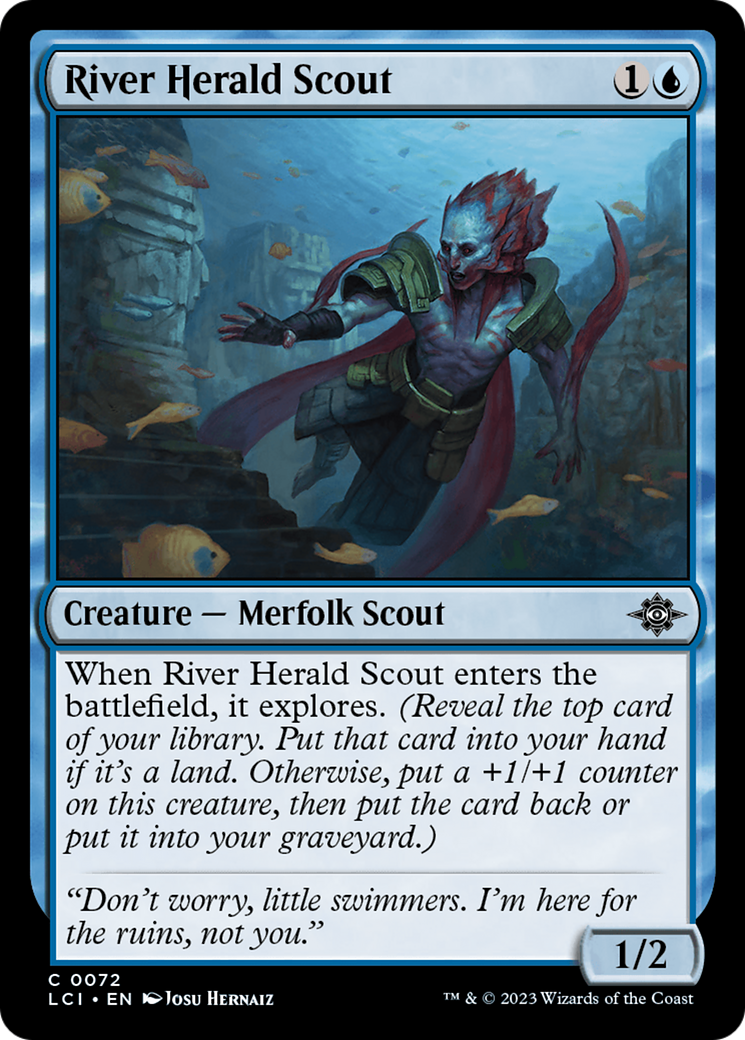 River Herald Scout [The Lost Caverns of Ixalan] | Cracking-Singles