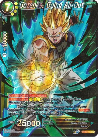 Gotenks, Going All-Out (BT10-110) [Rise of the Unison Warrior 2nd Edition] | Cracking-Singles