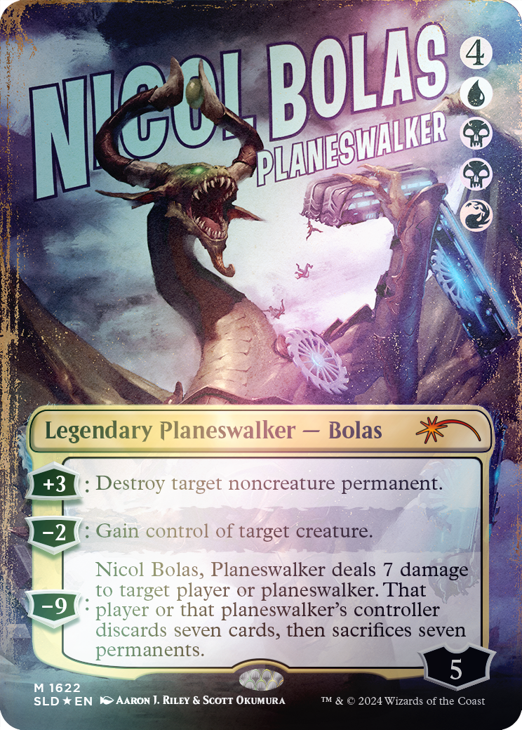 Nicol Bolas, Planeswalker (Rainbow Foil) [Secret Lair Drop Series] | Cracking-Singles