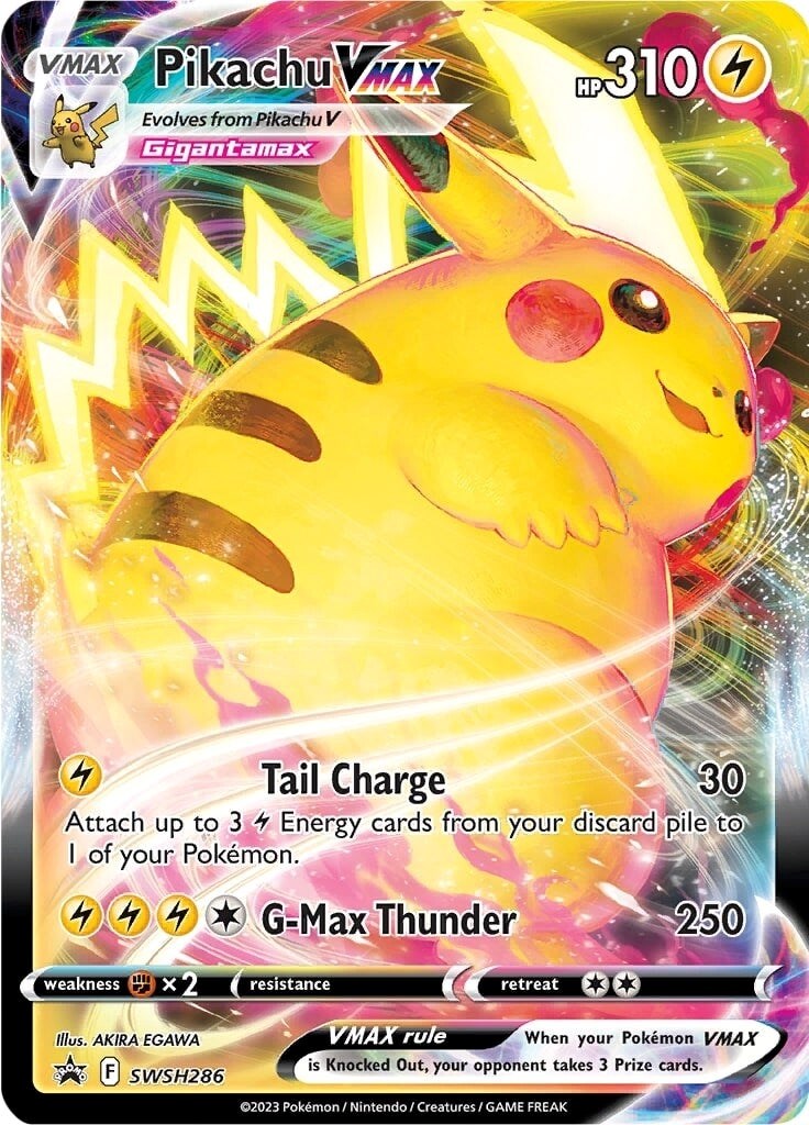 Pikachu VMAX (SWSH286) (Jumbo Card) [Sword & Shield: Black Star Promos] | Cracking-Singles