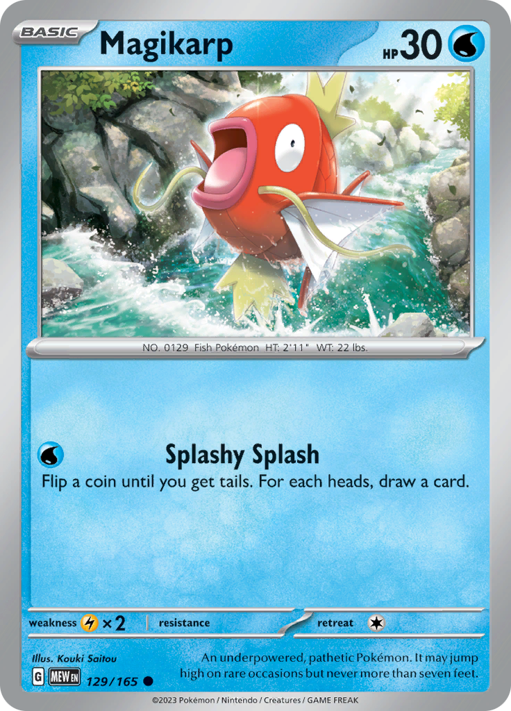 Magikarp (129/165) [Scarlet & Violet 151] | Cracking-Singles