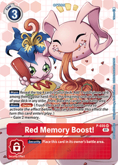 Red Memory Boost! [P-035] (Box Promotion Pack - Next Adventure) [Promotional Cards] | Cracking-Singles