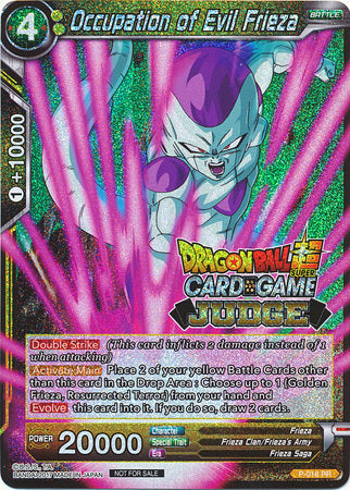 Occupation of Evil Frieza (P-018) [Judge Promotion Cards] | Cracking-Singles