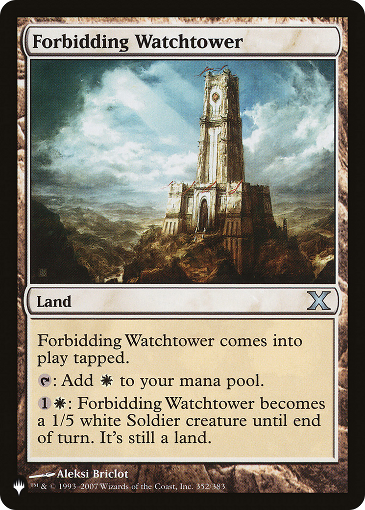 Forbidding Watchtower [The List] | Cracking-Singles