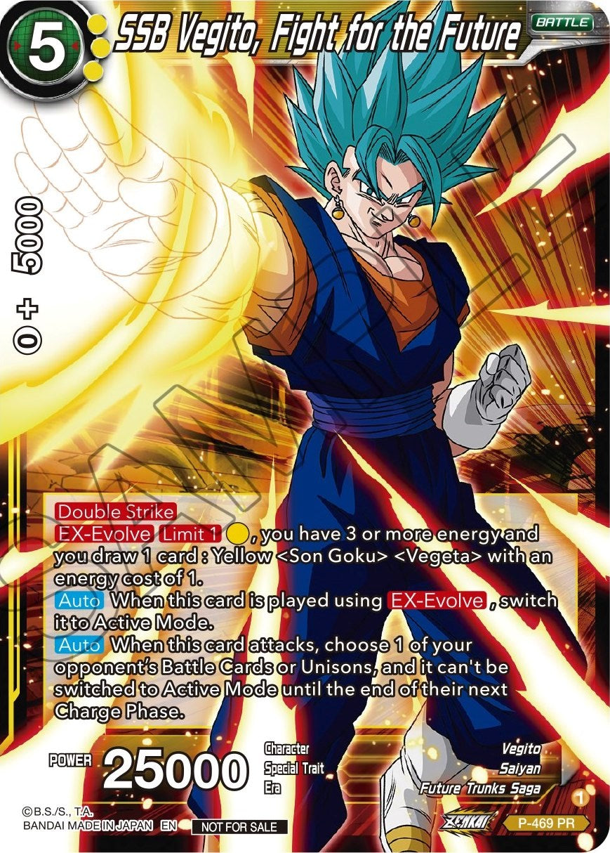 SSB Vegito, Fight for the Future (Z03 Dash Pack) (P-469) [Promotion Cards] | Cracking-Singles