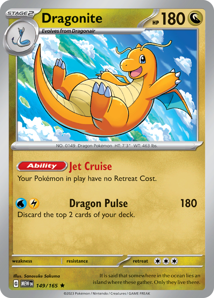 Dragonite (149/165) [Scarlet & Violet: 151] | Cracking-Singles