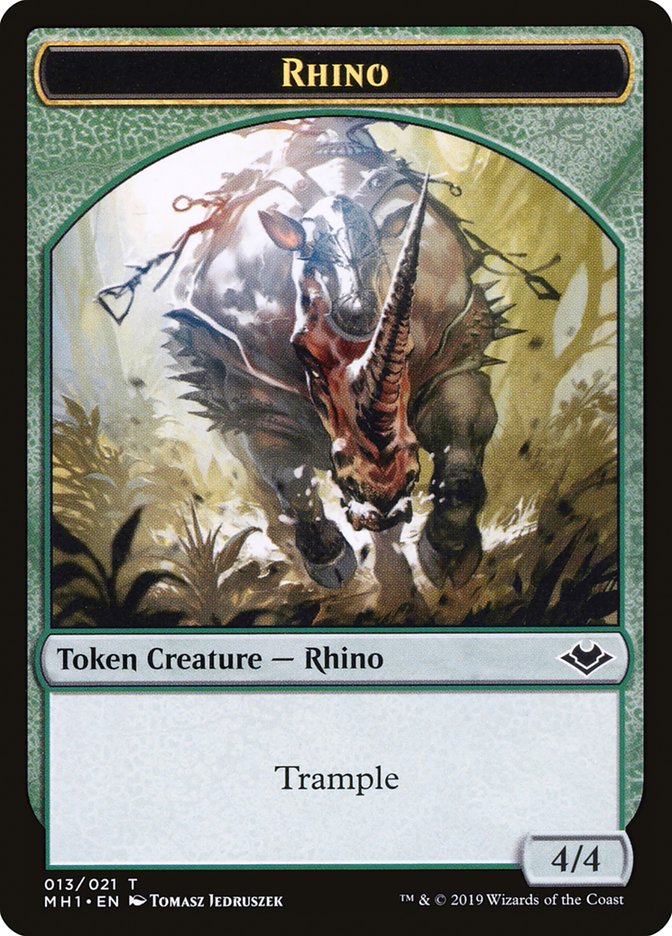 Rhino Token [Modern Horizons Tokens] | Cracking-Singles