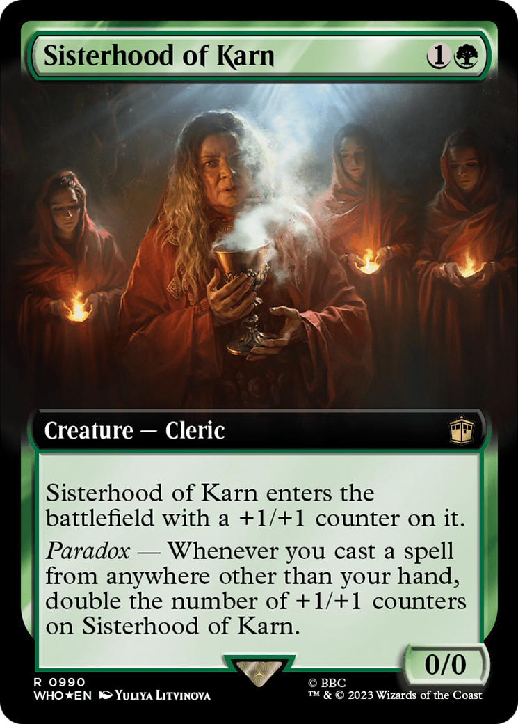 Sisterhood of Karn (Extended Art) (Surge Foil) [Doctor Who] | Cracking-Singles