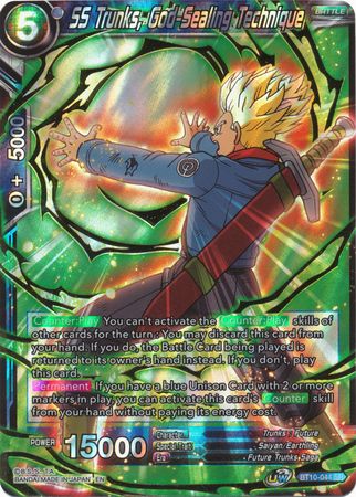 SS Trunks, God-Sealing Technique (BT10-044) [Rise of the Unison Warrior 2nd Edition] | Cracking-Singles