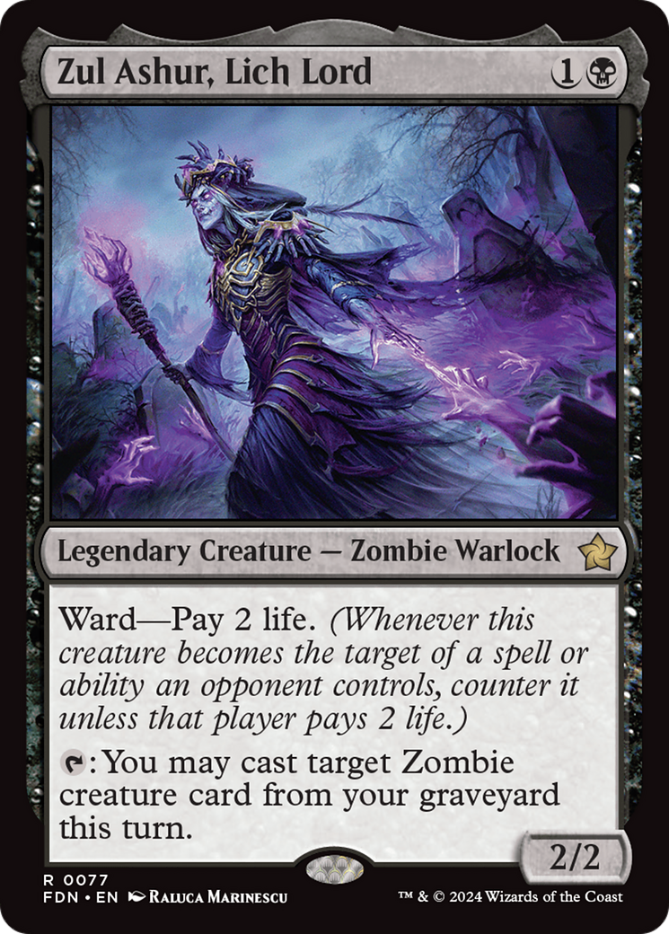 Zul Ashur, Lich Lord [Foundations] | Cracking-Singles