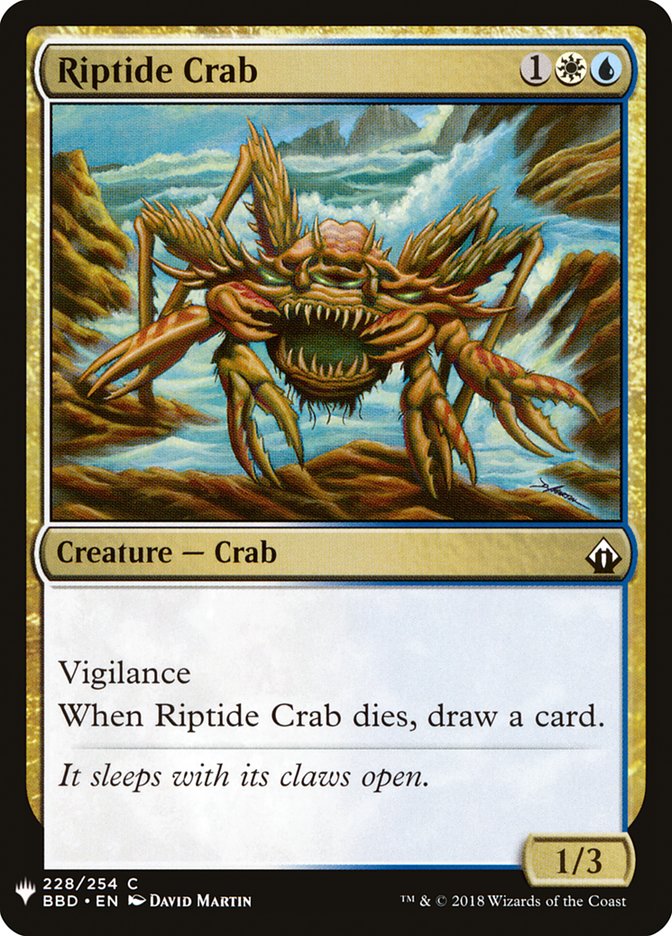 Riptide Crab [Mystery Booster] | Cracking-Singles