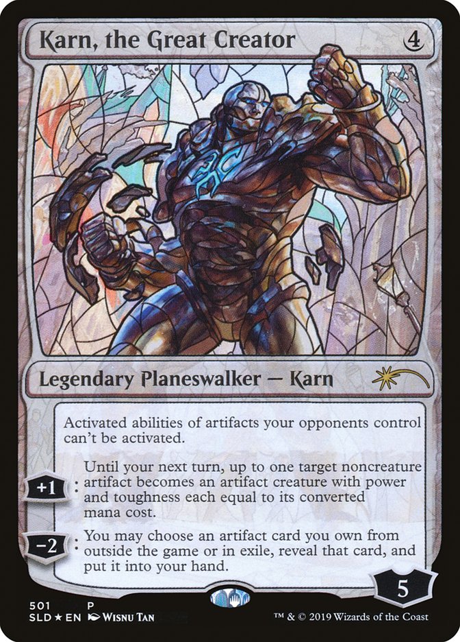 Karn, the Great Creator (Stained Glass) [Secret Lair Drop Promos] | Cracking-Singles