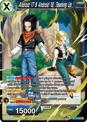 Android 17 & Android 18, Teaming Up (BT17-033) [Ultimate Squad] | Cracking-Singles