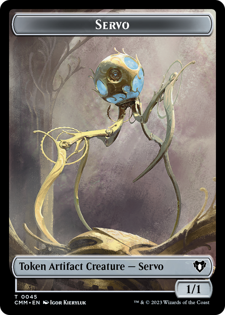 Servo Token [Commander Masters Tokens] | Cracking-Singles