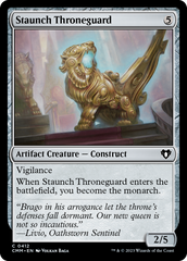 Staunch Throneguard [Commander Masters] | Cracking-Singles