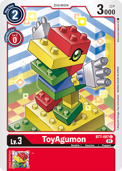 ToyAgumon [BT7-007] [Next Adventure] | Cracking-Singles