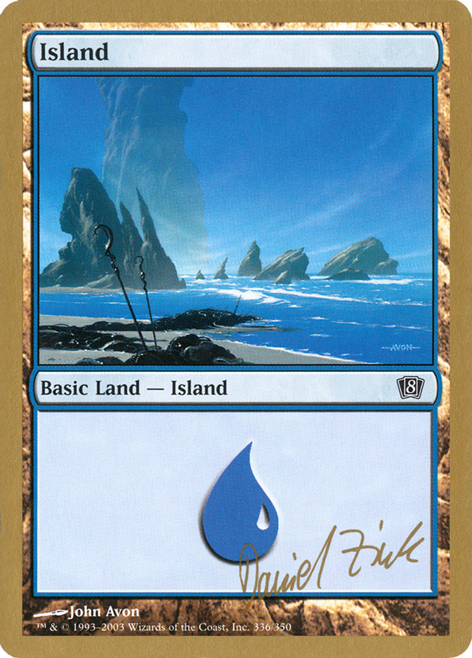 Island (dz336) (Daniel Zink) [World Championship Decks 2003] | Cracking-Singles