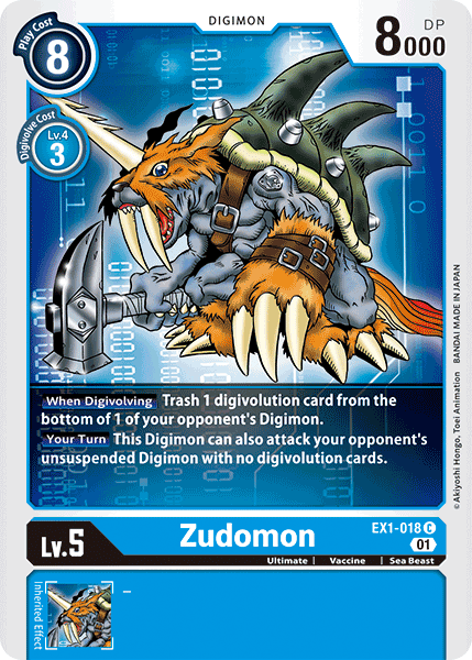 Zudomon [EX1-018] [Classic Collection] | Cracking-Singles