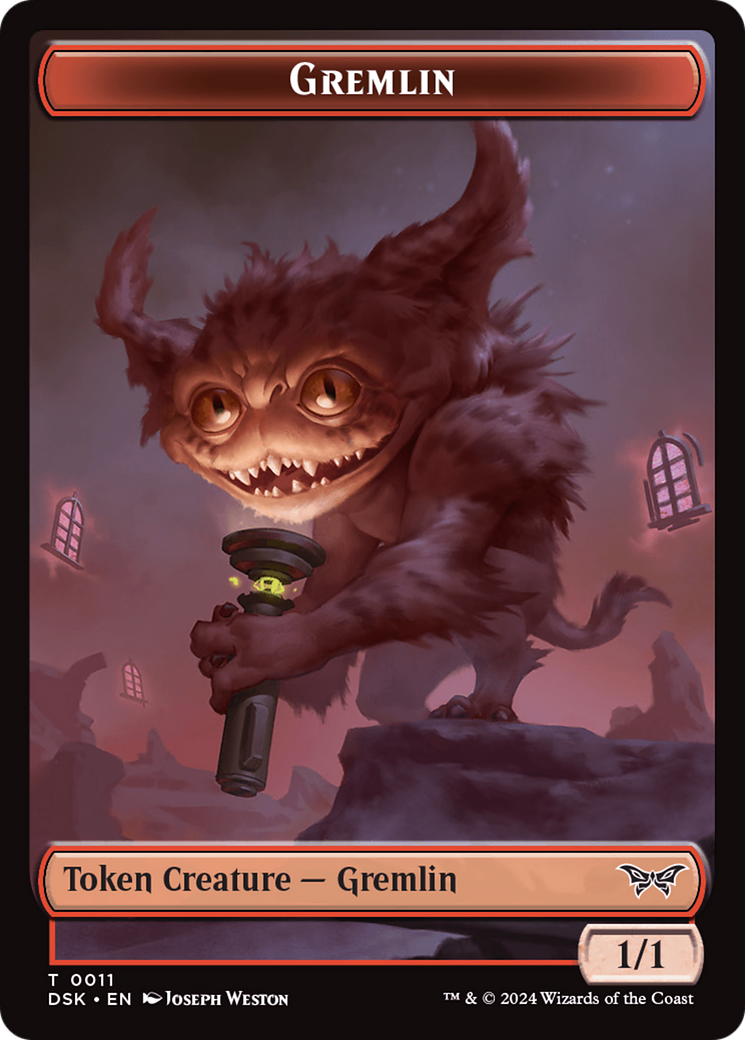 Gremlin Token [Duskmourn: House of Horror Tokens] | Cracking-Singles