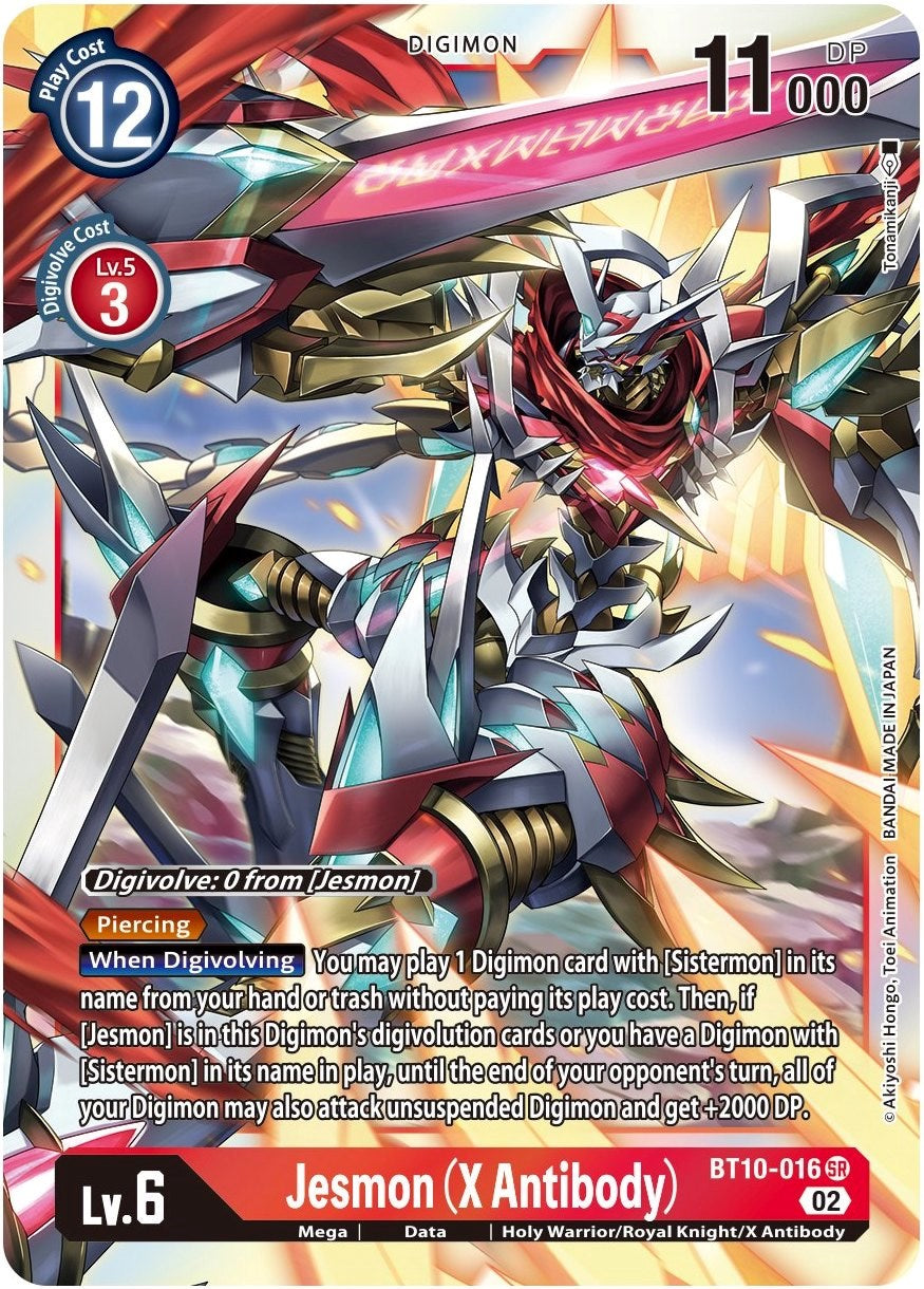 Jesmon (X Antibody) [BT10-016] [Xros Encounter] | Cracking-Singles