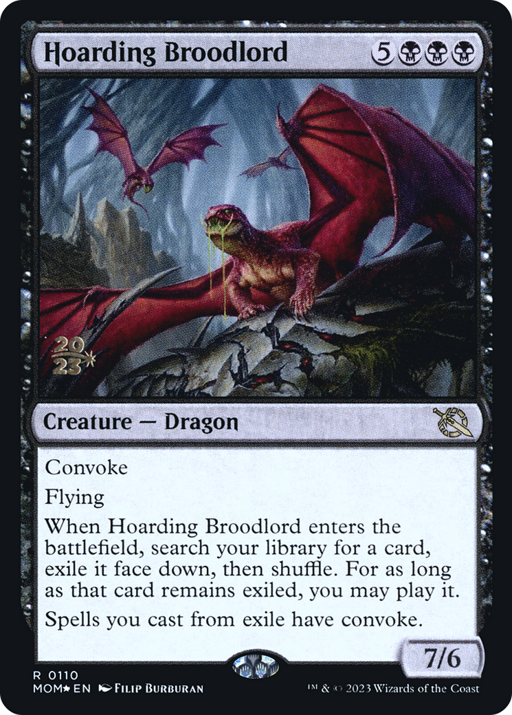 Hoarding Broodlord [March of the Machine Prerelease Promos] | Cracking-Singles