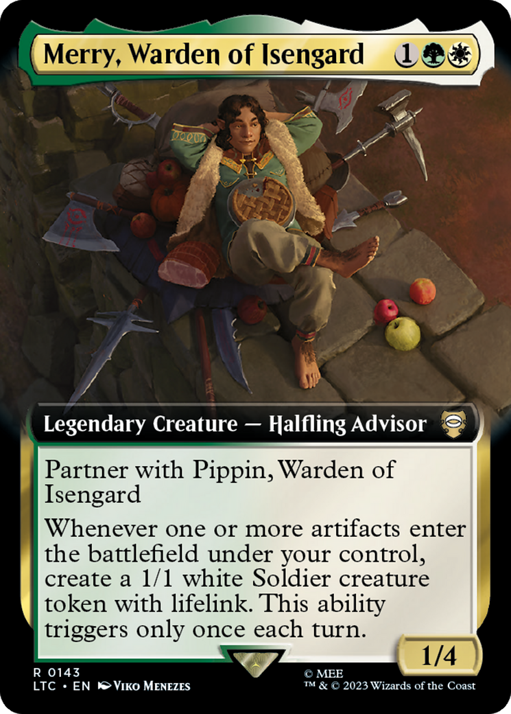 Merry, Warden of Isengard (Extended Art) [The Lord of the Rings: Tales of Middle-Earth Commander] | Cracking-Singles