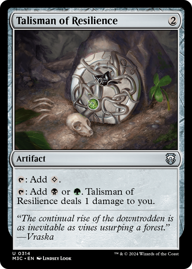 Talisman of Resilience (Ripple Foil) [Modern Horizons 3 Commander] | Cracking-Singles