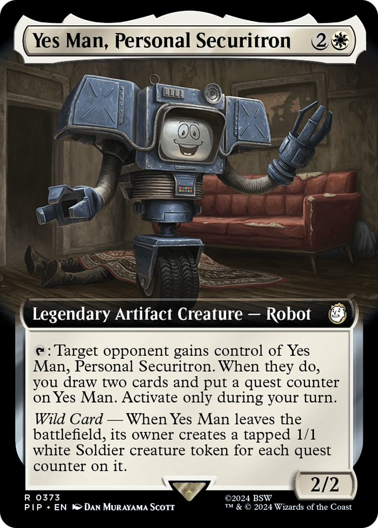 Yes Man, Personal Securitron (Extended Art) [Fallout] | Cracking-Singles