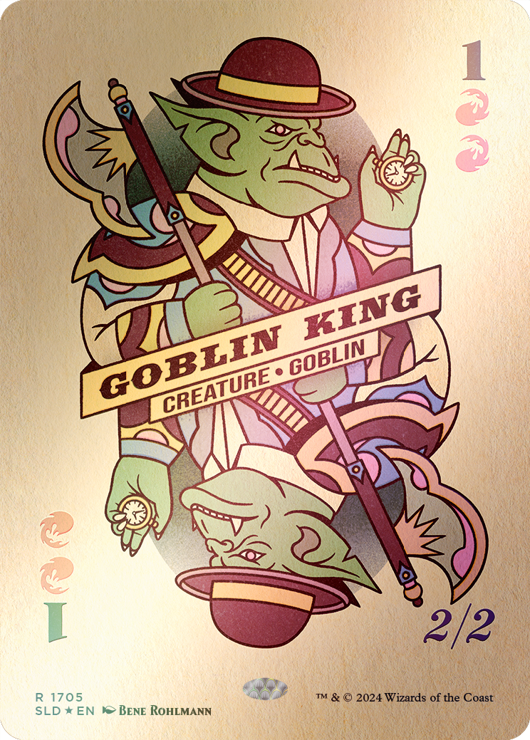 Goblin King (1705) (Rainbow Foil) [Secret Lair Drop Series] | Cracking-Singles