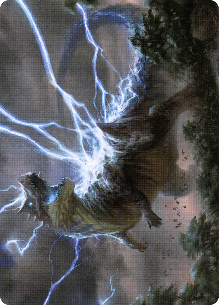 Thrasta, Tempest's Roar Art Card (41) [Modern Horizons 2 Art Series] | Cracking-Singles