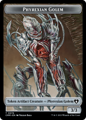 Phyrexian Golem // Ox Double-Sided Token [Commander Masters Tokens] | Cracking-Singles