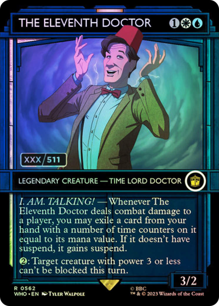 The Eleventh Doctor (Serial Numbered) [Doctor Who] | Cracking-Singles