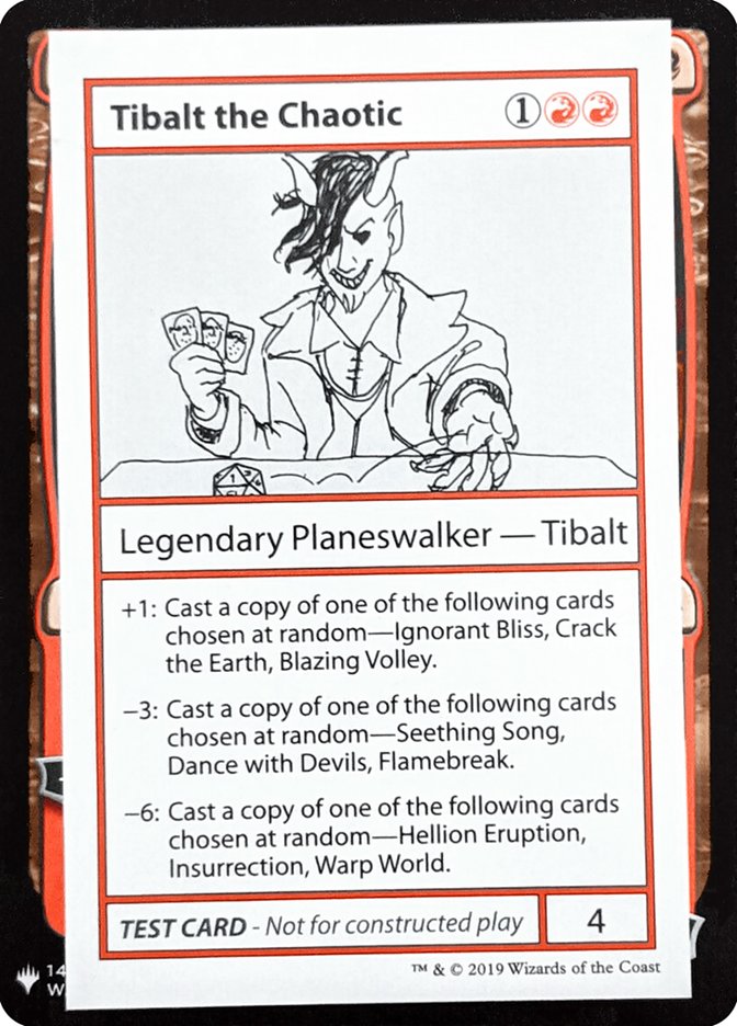 Tibalt the Chaotic [Mystery Booster Playtest Cards] | Cracking-Singles