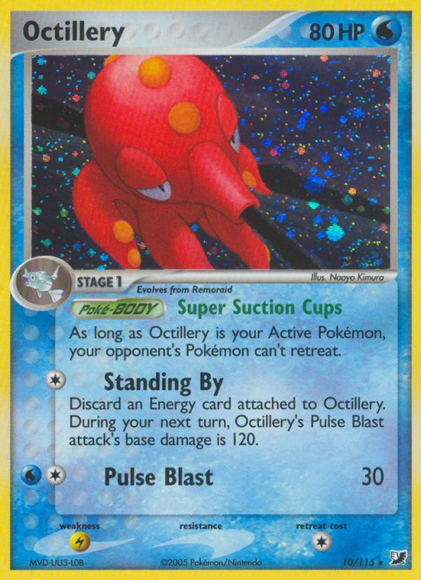 Octillery (10/115) [EX: Unseen Forces] | Cracking-Singles