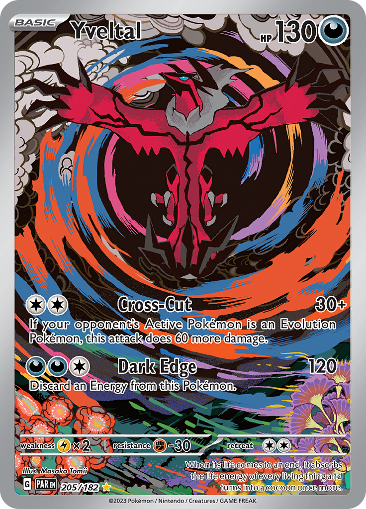 Yveltal (205/182) [Scarlet & Violet: Paradox Rift] | Cracking-Singles