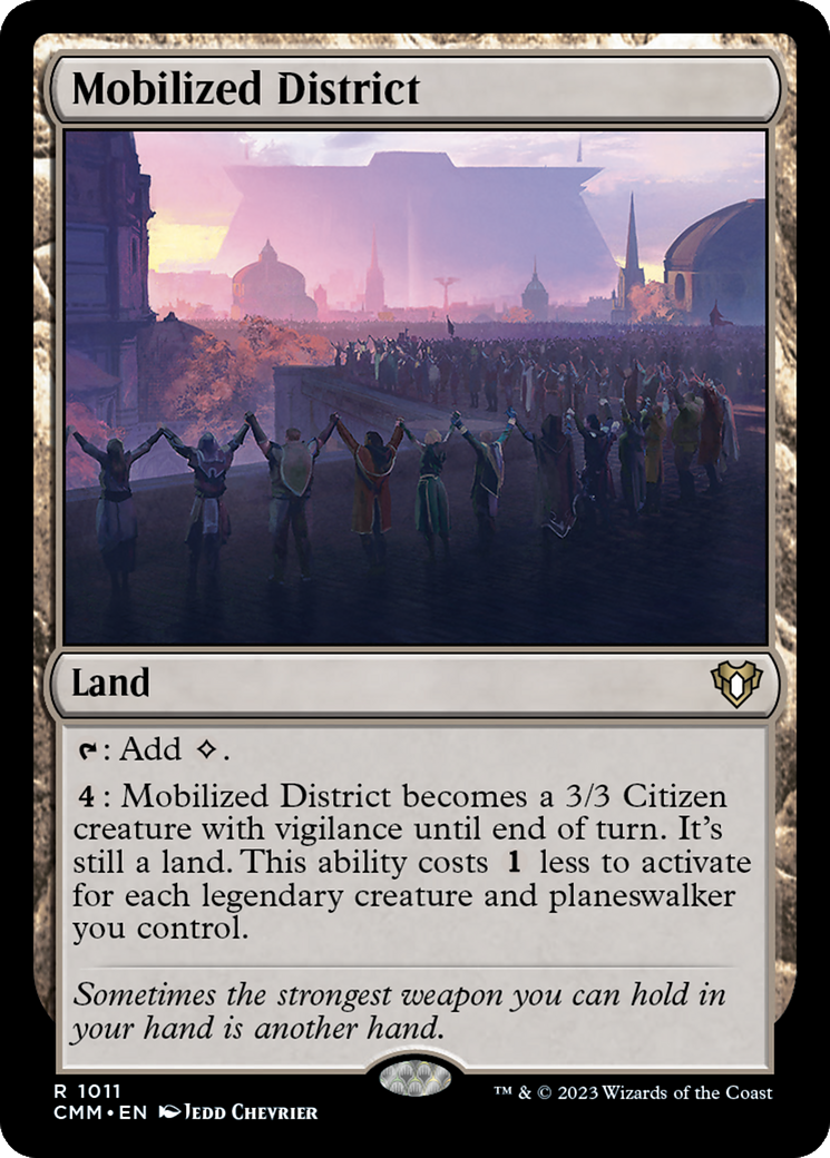 Mobilized District [Commander Masters] | Cracking-Singles