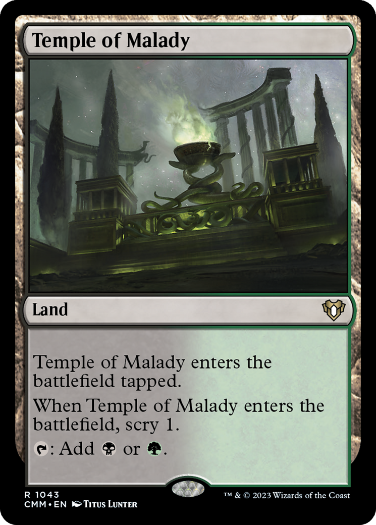 Temple of Malady [Commander Masters] | Cracking-Singles