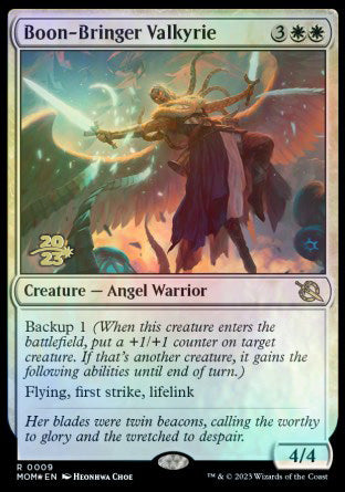 Boon-Bringer Valkyrie [March of the Machine Prerelease Promos] | Cracking-Singles